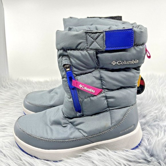 Columbia Women's Paninaro Omni-Heat Pull on Gray Waterproof Snow